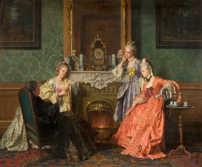 Nachmittagstee, 1879 von Jean Carolus